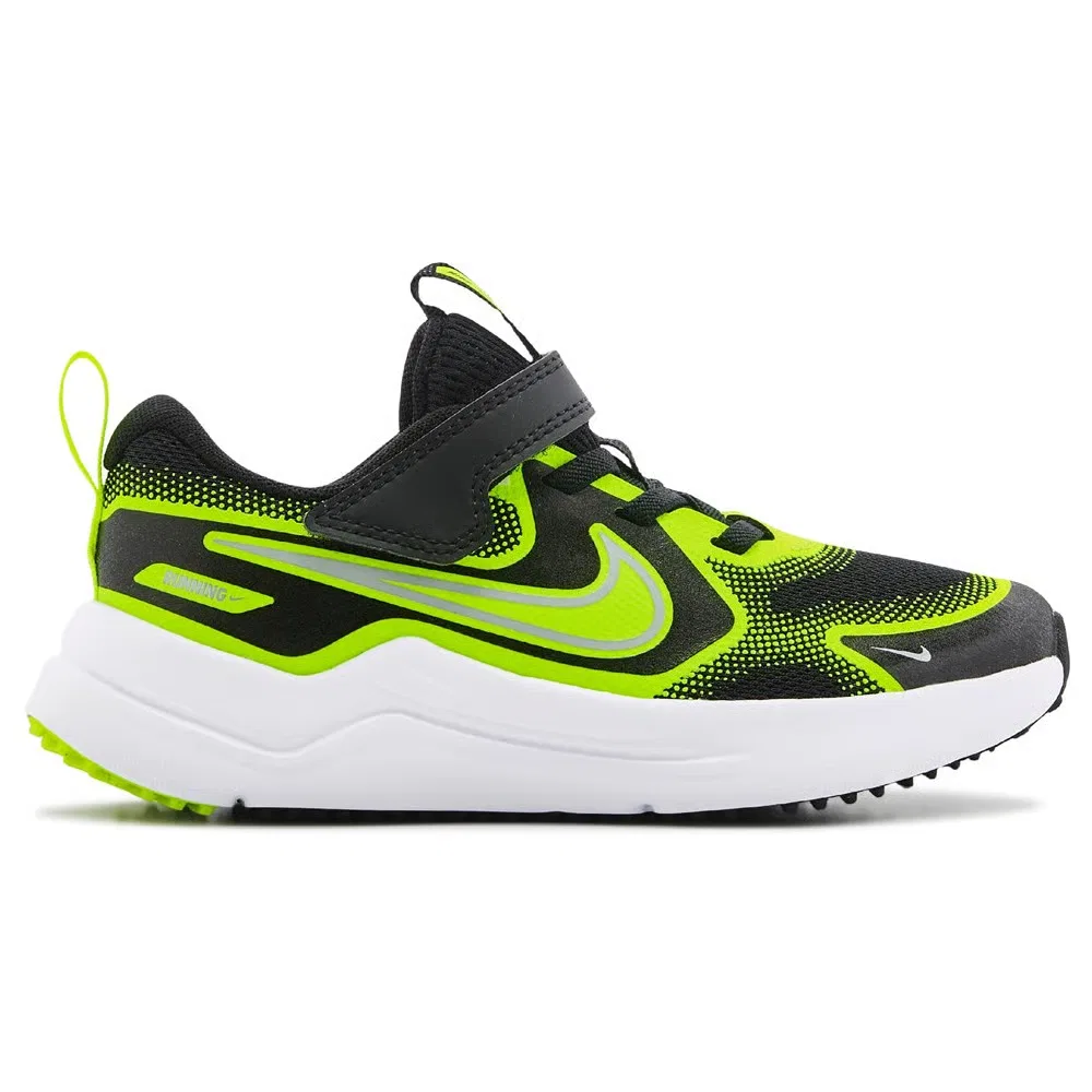 Детские кроссовки для бега Cosmic Runner Nike, Black/Volt — фото 2