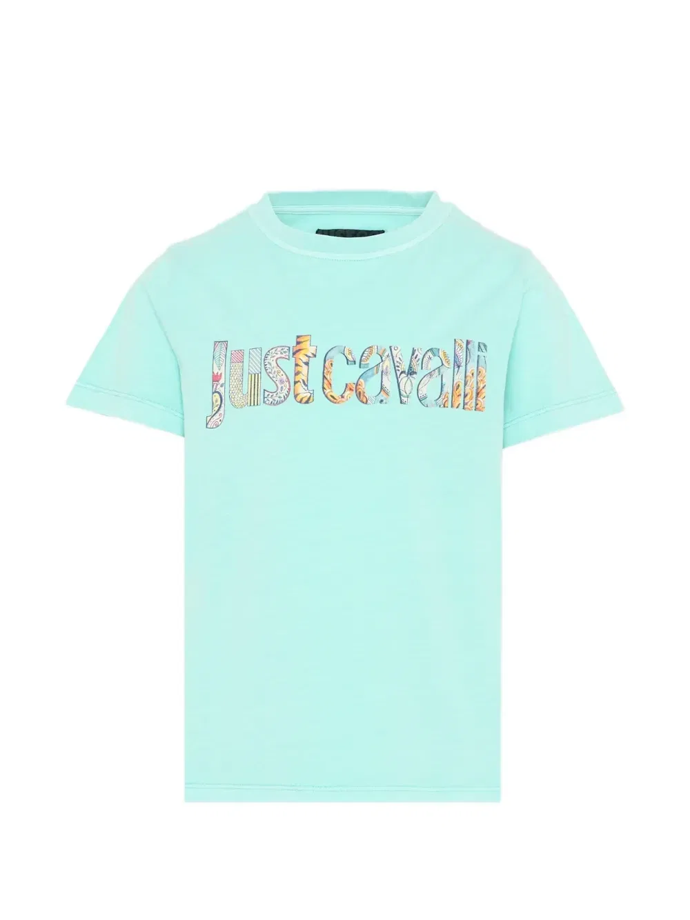 Футболка с коротким рукавом и принтом-логотипом Just Cavalli Kids, синий