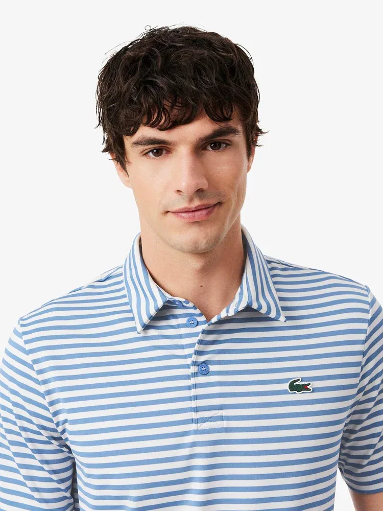Футболка поло с принтом LACOSTE, Navy — фото 2