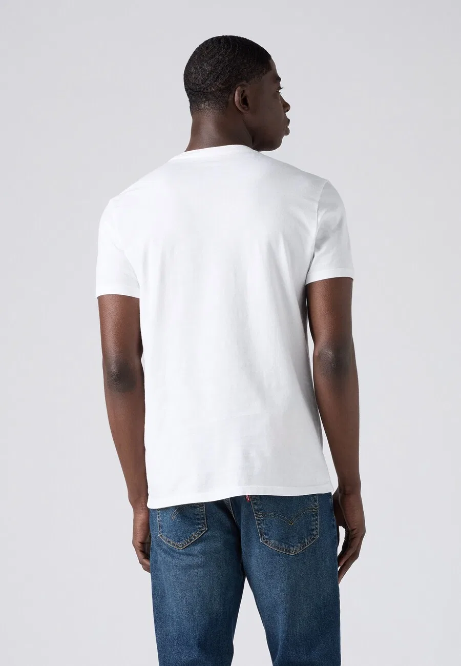 Рубашка LEVI'S темно-сини белого цвета — фото 4