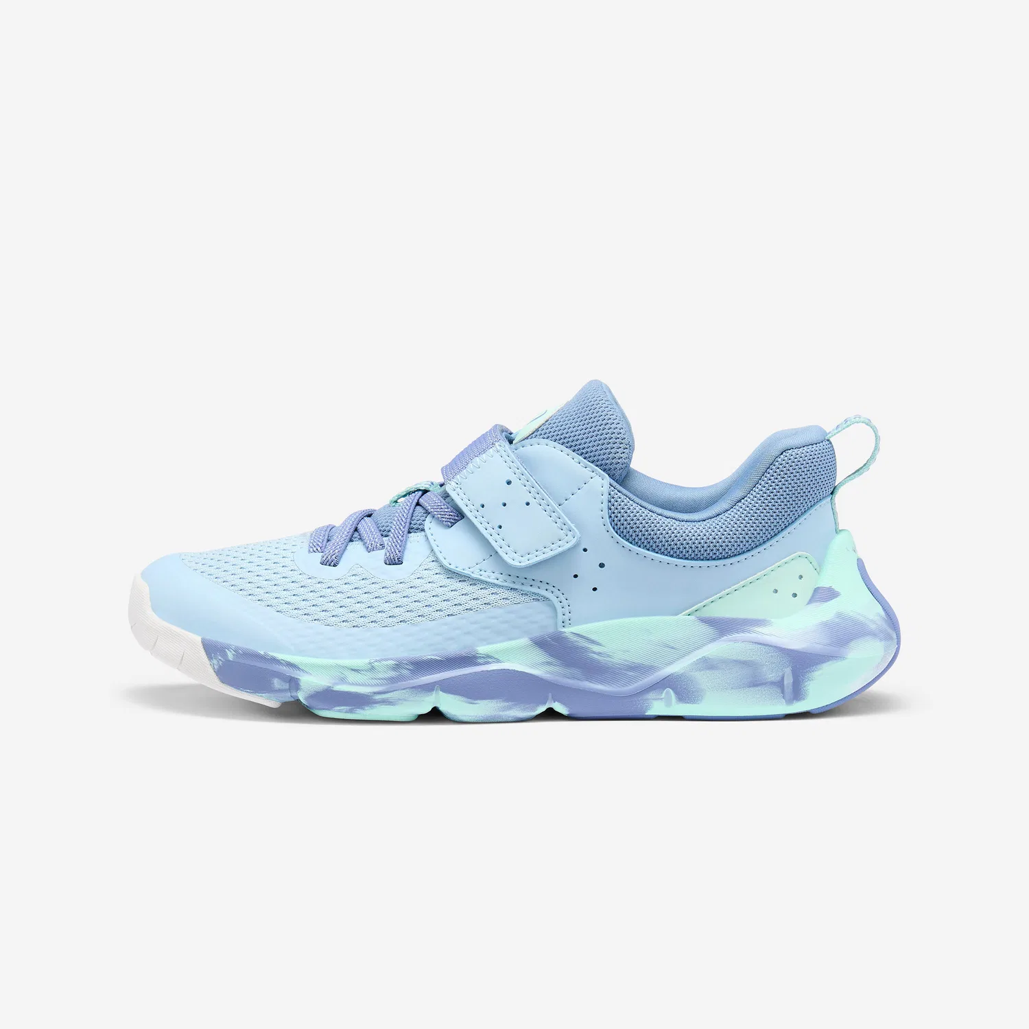 Детские легкие кроссовки Playful Fast Decathlon, Traumblau Dammerungsblau Blasses Minzgrun