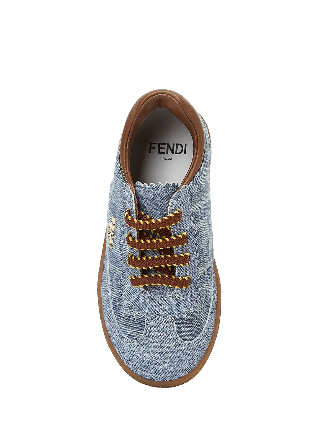 Кроссовки Fendi, синий — фото 4