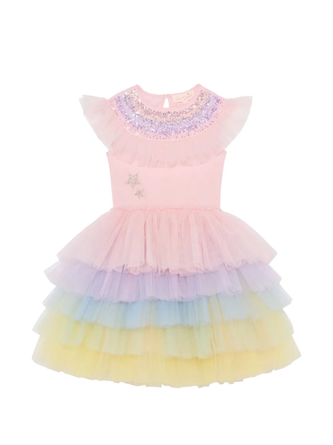 Детское платье с пайетками розовое Tutu Du Monde, розовый