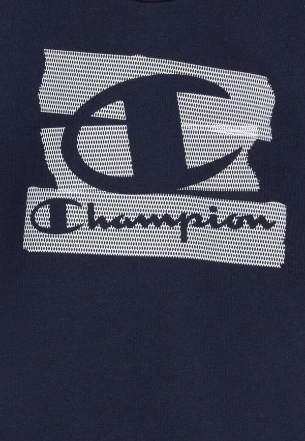 Комплект с круглым вырезом - толстовка Champion, синий — фото 3