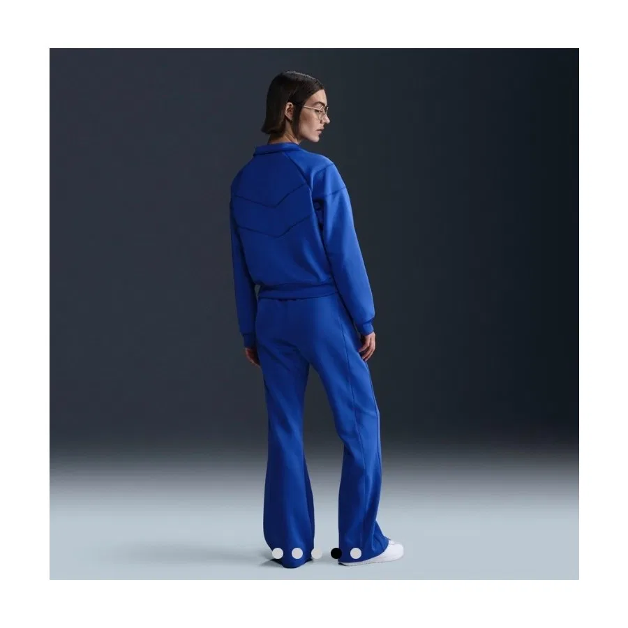 Женские спортивные брюки Windrunner Mid-Rise Slim Poly Knit Nike, Синий — фото 3