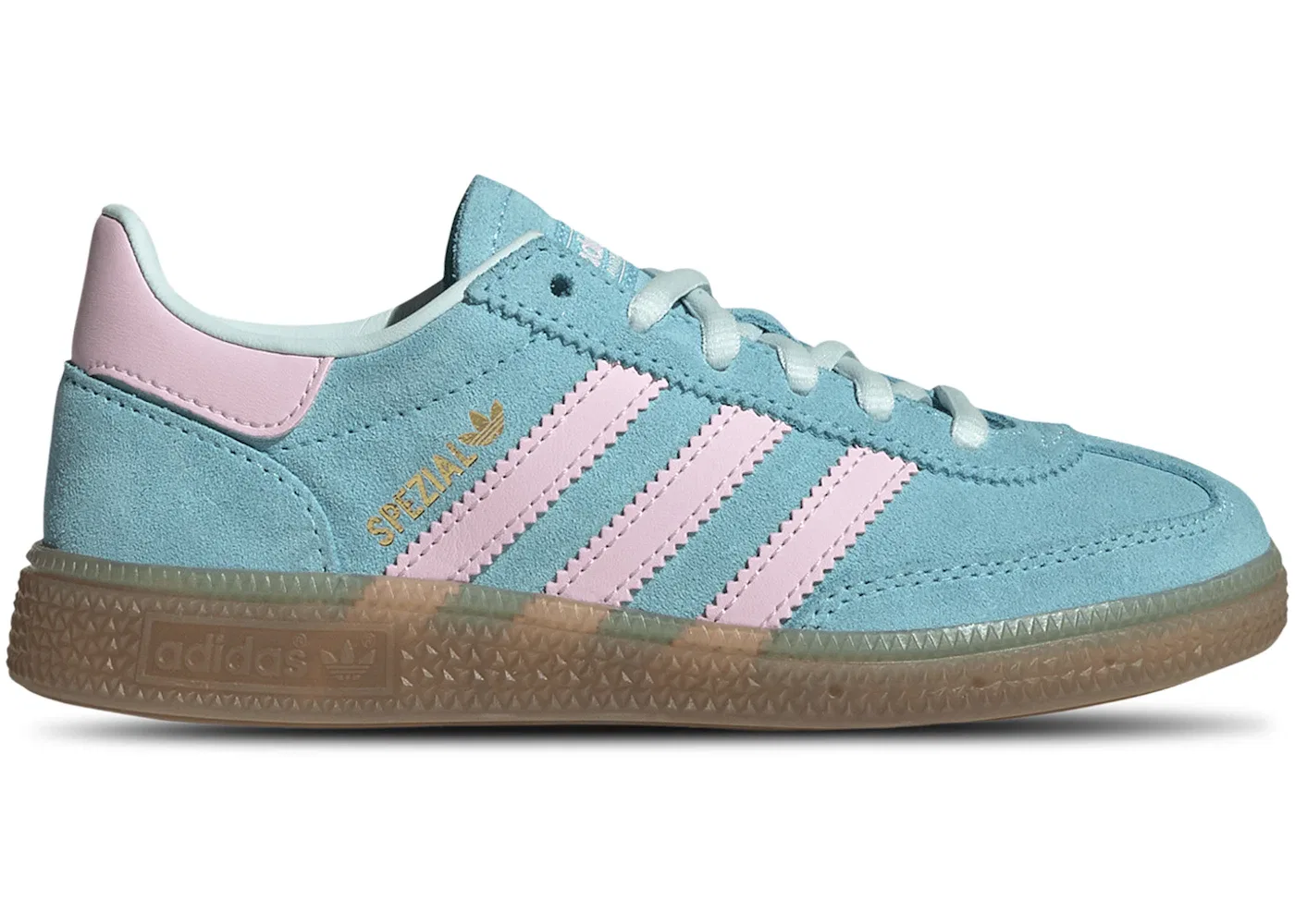 Детские кроссовки Lifestyle Adidas Handball Spezial, Pulse Aqua Clear Pink Gum