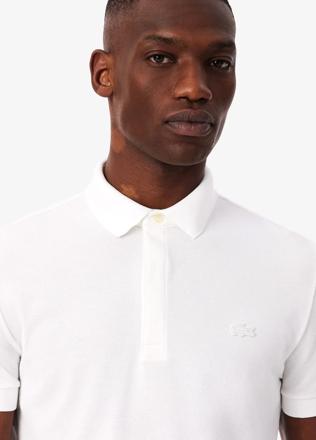 Футболка поло Lacoste Paris Regular Fit, белый — фото 2