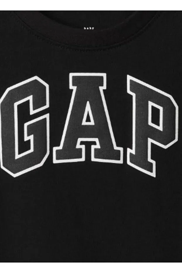 Детская футболка для мальчиков с принтом Gap Kids, Black — фото 2