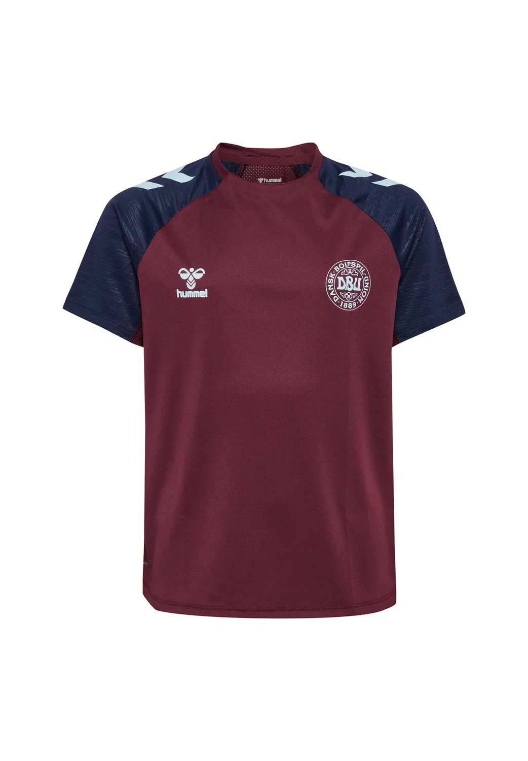 Детская спортивная футболка Dbu 26 pro tr с коротким рукавом, унисекс Hummel, Windsor Wine Peacoat