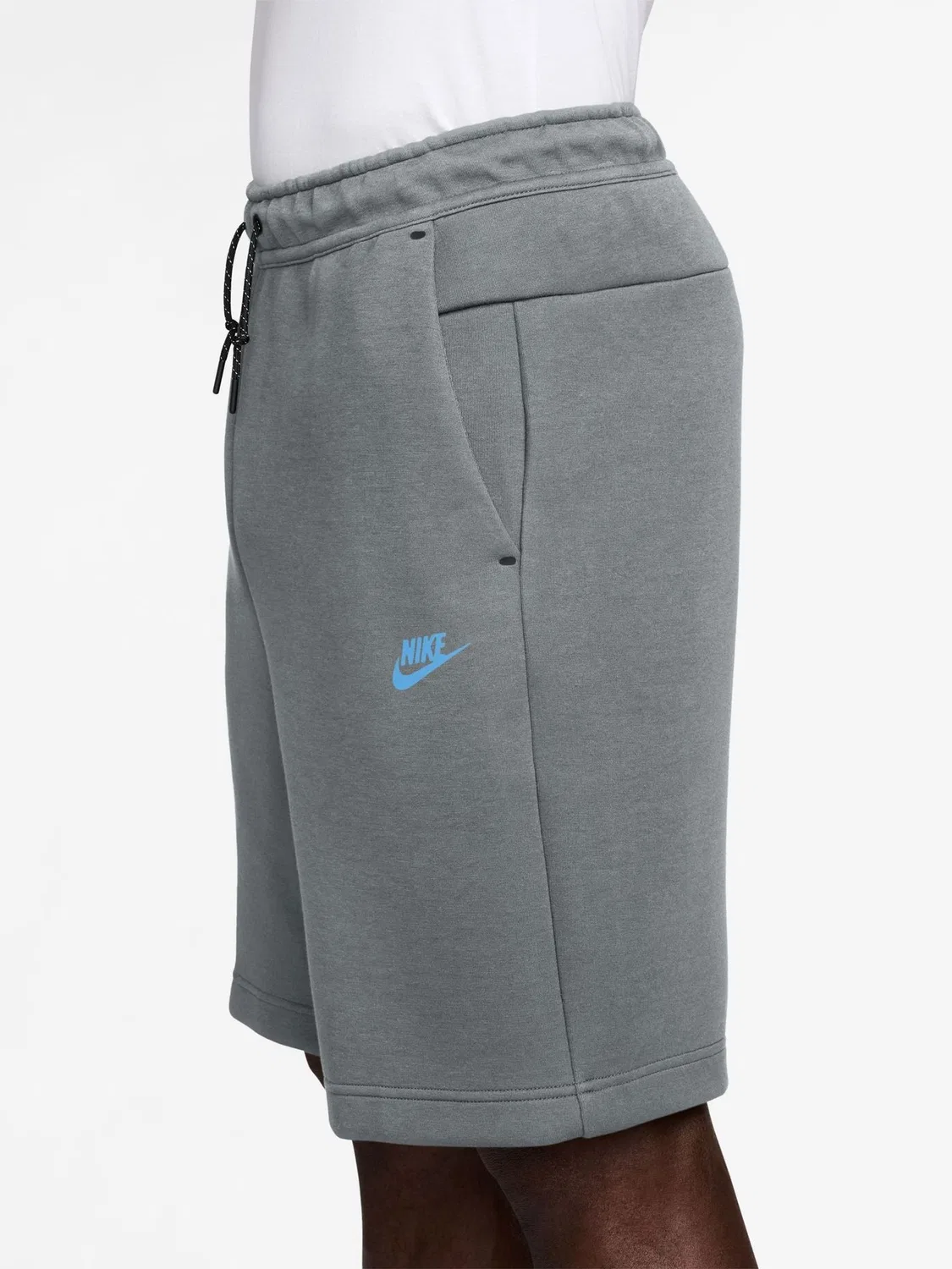 Флисовые шорты Nike Smokey Blue Tech — фото 3