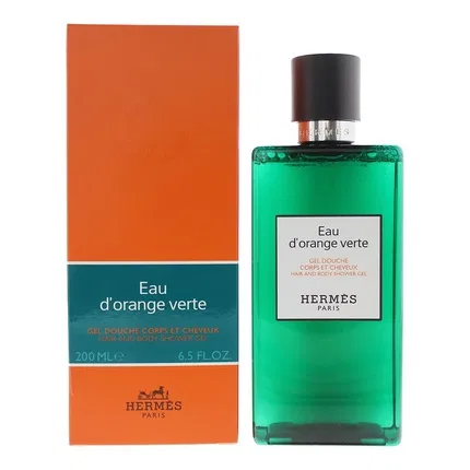 Гель для душа для волос и тела Hermes Eau D'Orange Verte, 200 мл