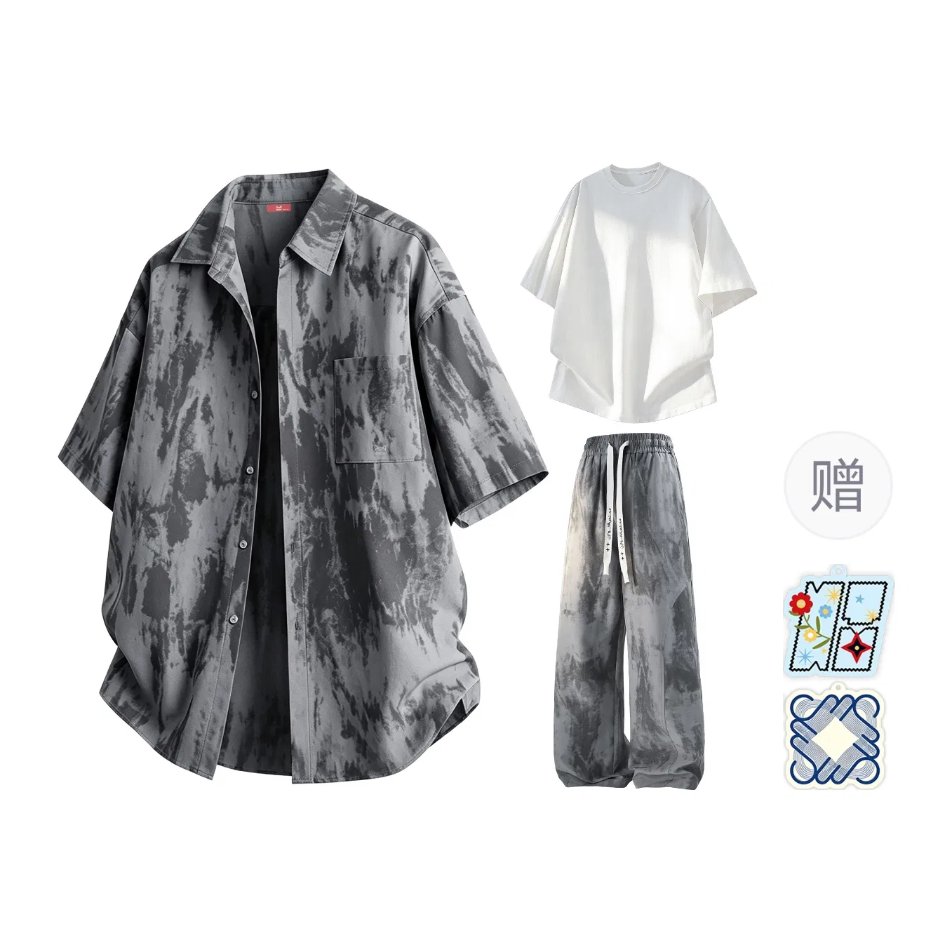 Детский комплект футболок с принтом Matching Set Unisex MIIOW