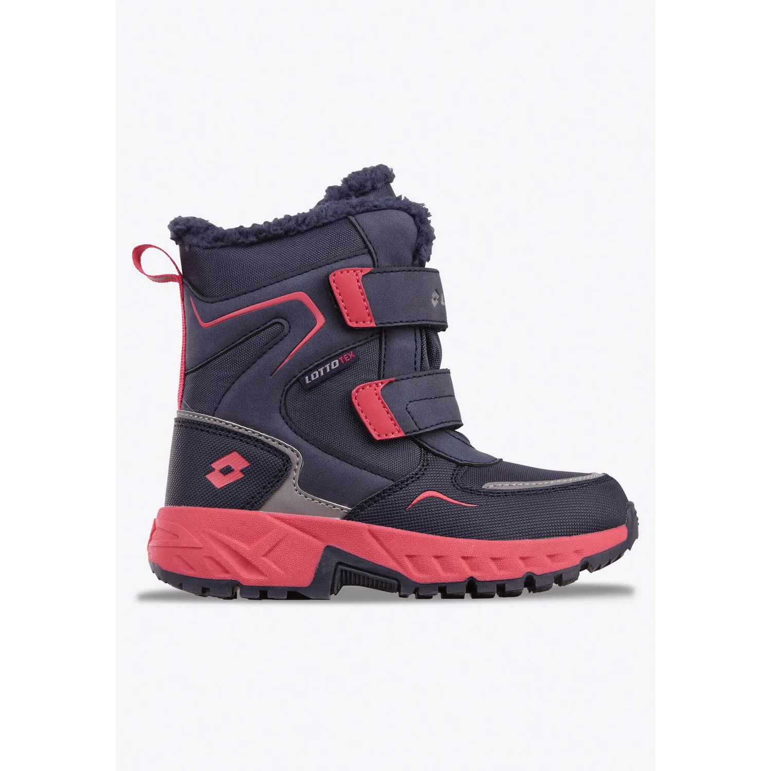 Детские зимние ботинки водонепроницаемые lotto, Navy-Pink
