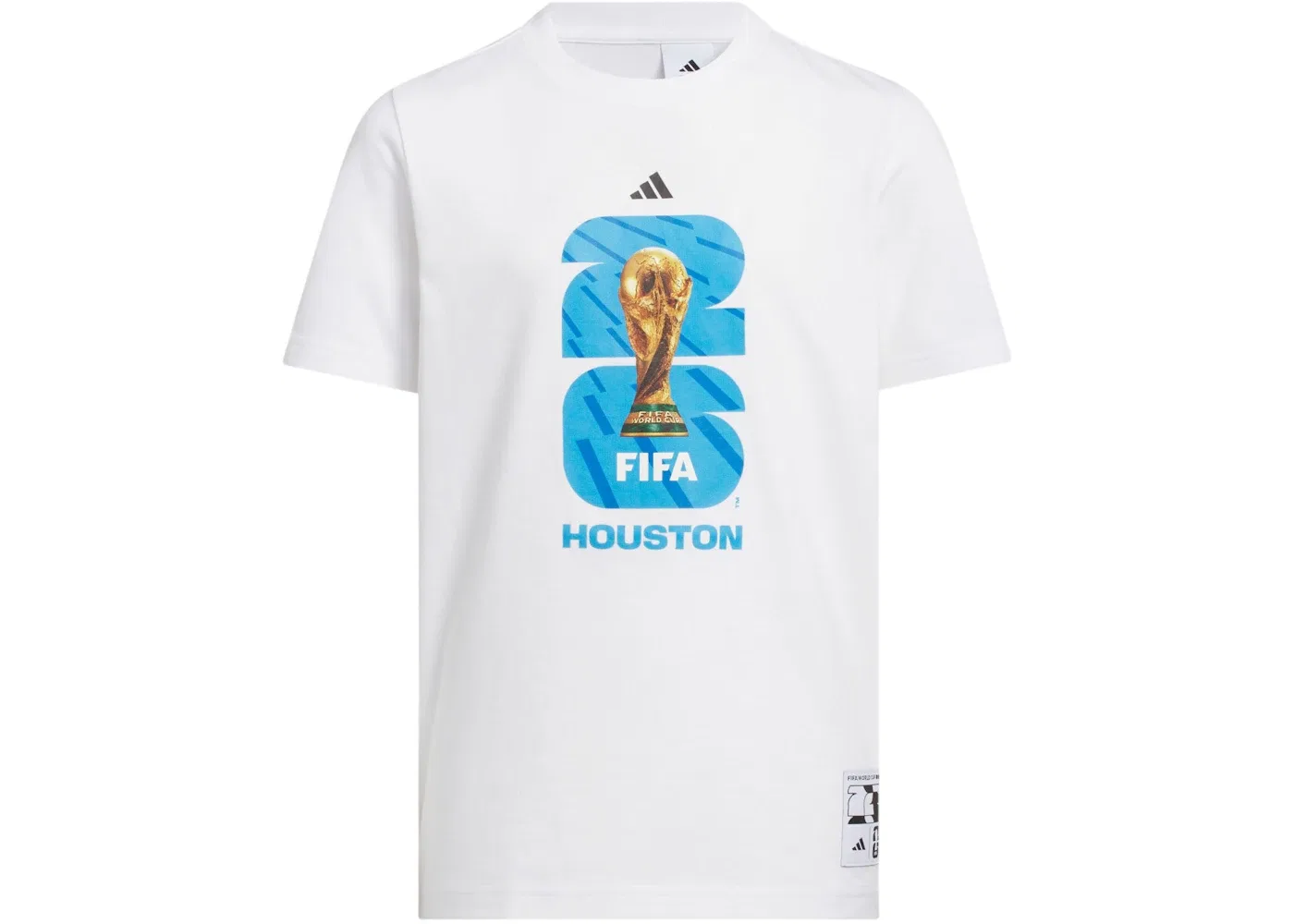 Детская футболка с принтом FIFA World Cup 26 Houston T-shirt Adidas, White
