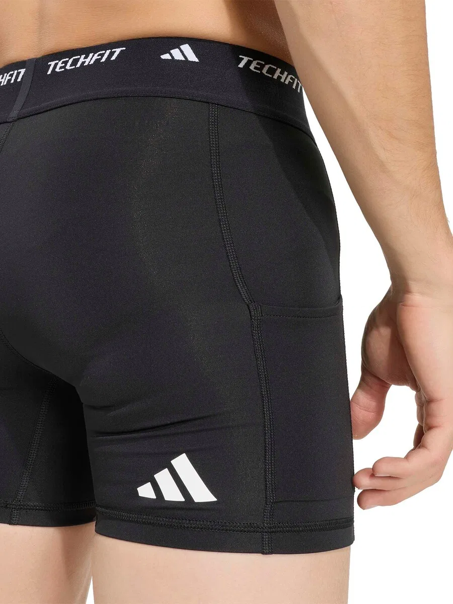 Узкие спортивные шорты ADIDAS PERFORMANCE черного цвета — фото 3