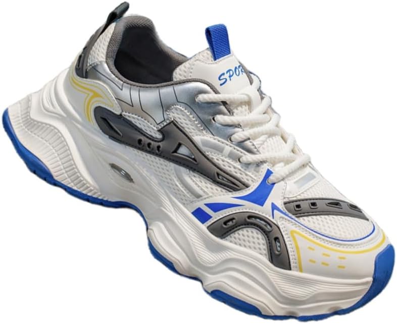 

Мужские спортивные кроссовки с дышащей сеткой. Толстая подошва, прочные, противоскользящие, легкие и удобные. Подходят для активного отдыха, пробежек и повседневной носки Fmshi