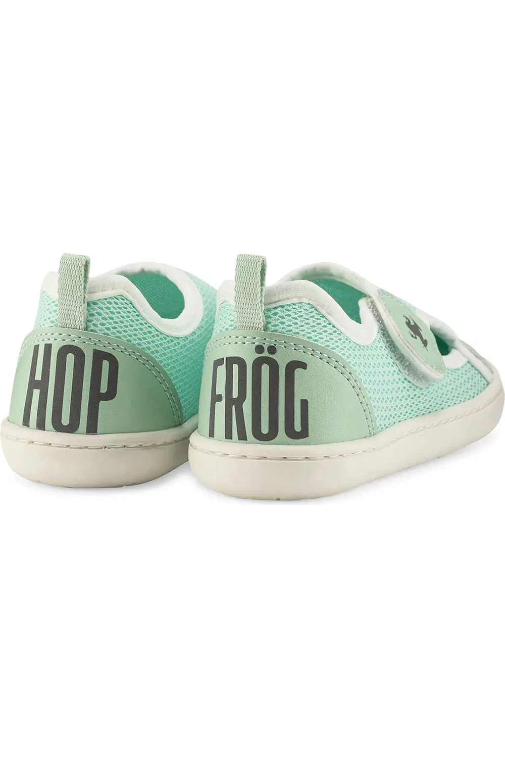 Кроссовки детские босоногие с широким носком Multi Mix Hopfrög Kids, Green Mix — фото 2