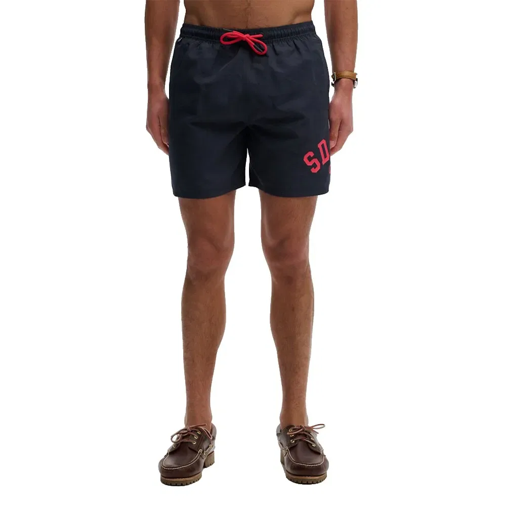 Плавки с принтом Superdry, синий