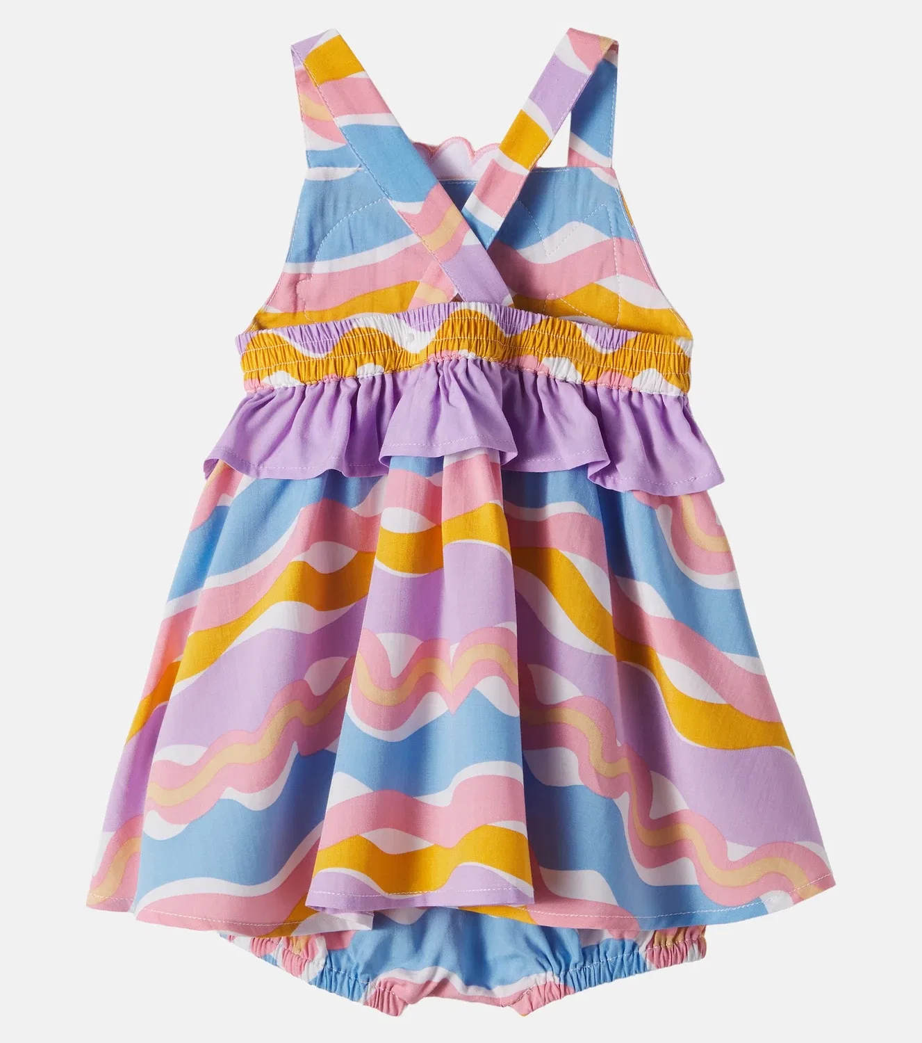 Комплект платья с принтом и панталон Stella Mccartney Kids, мультиколор — фото 2