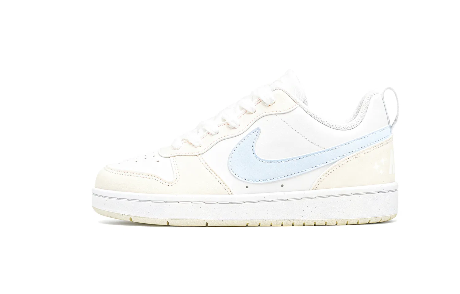 Детские кроссовки для скейтбординга Nike Court Borough, Цвет Custard