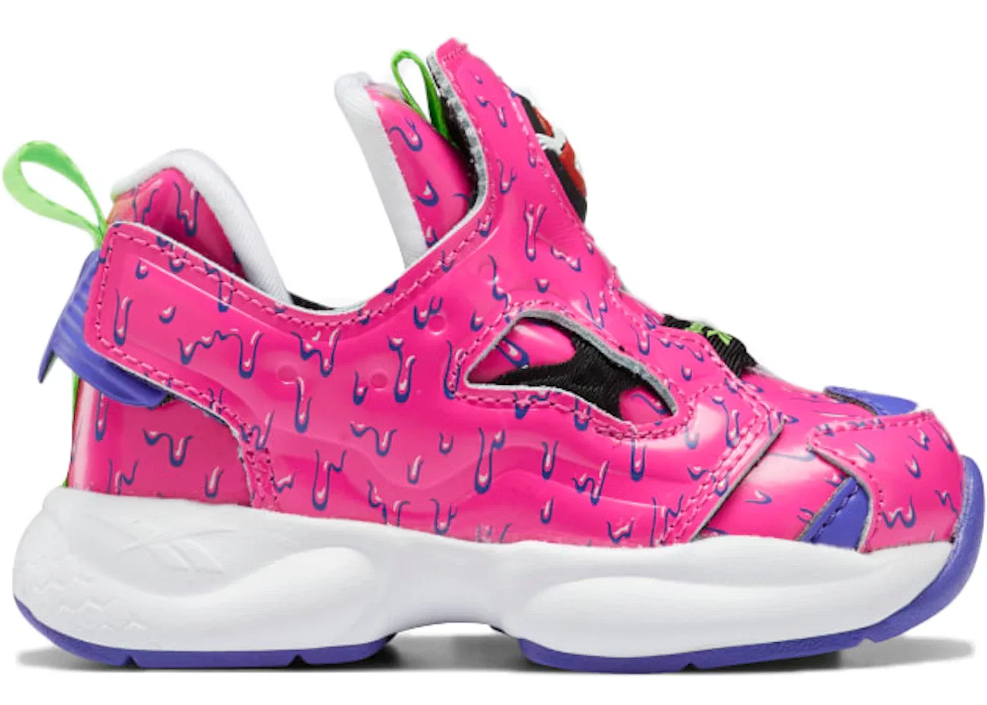 Детские кроссовки Lifestyle Reebok Versa Pump Fury, Proud Pink / Ultima Purple / Solar Green