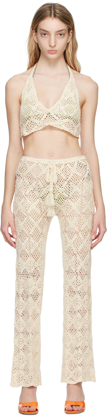 

Майка и брюки Off-White Daisy Akoia