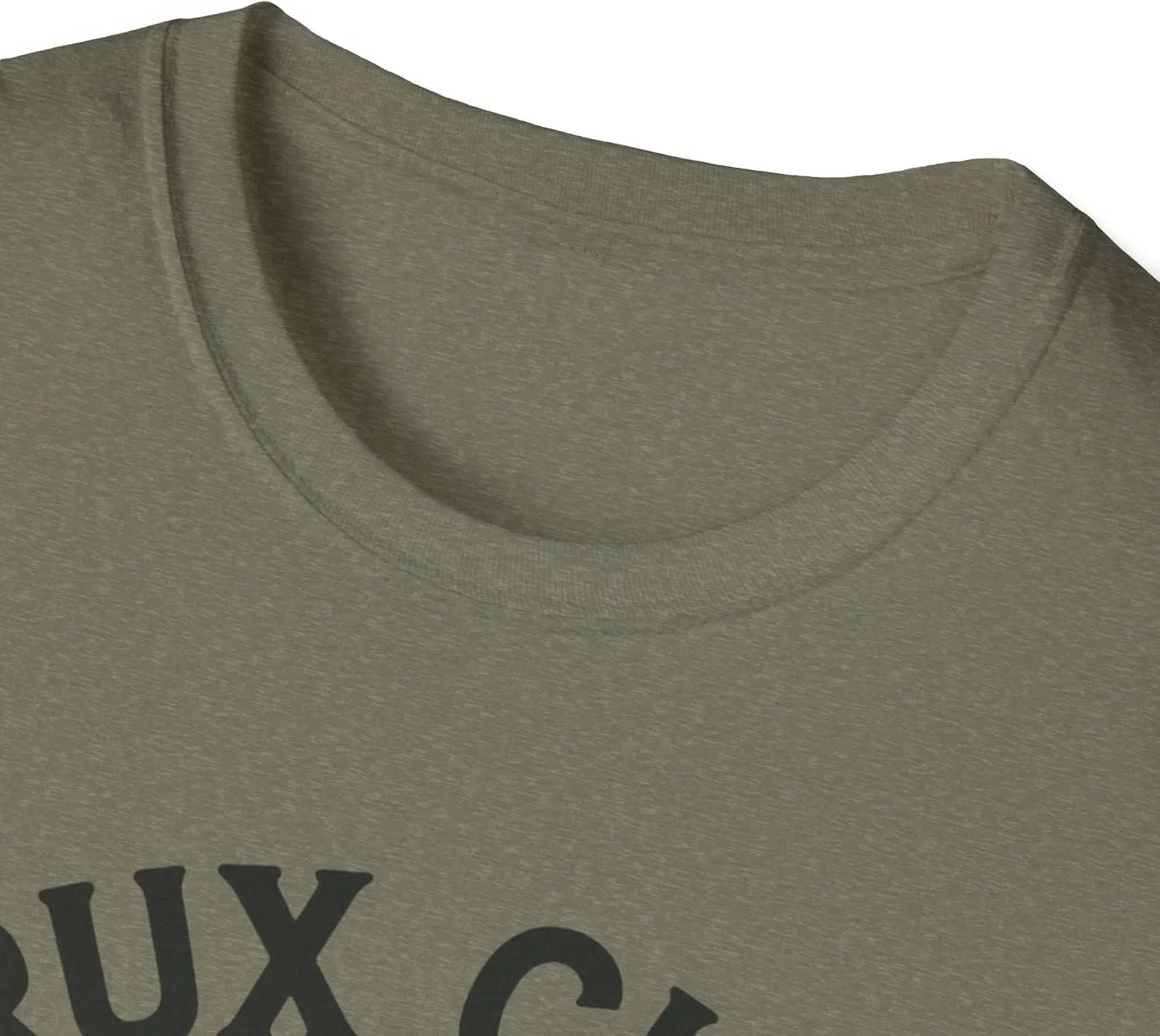 Мужская футболка с принтом Crux Club Gildan 64000, Heather Military Green — фото 3
