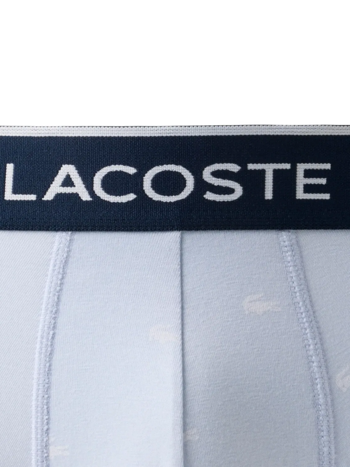 Трусы-боксеры (набор из 3 пар) синие Lacoste, синий — фото 2