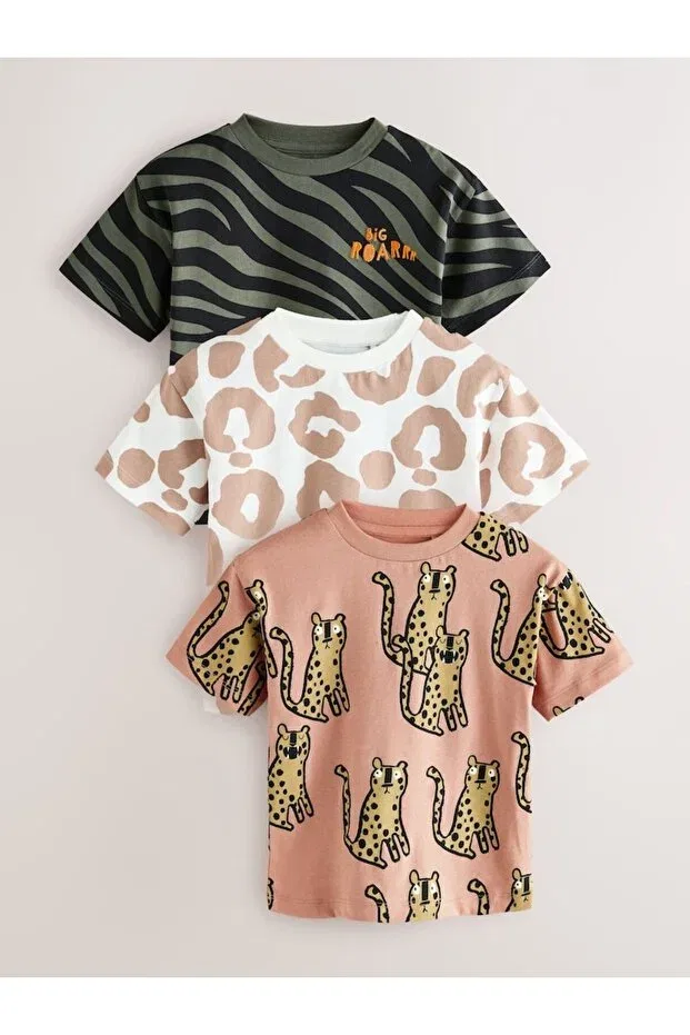 Детский комплект футболок с принтом Next Baby, Multicolor