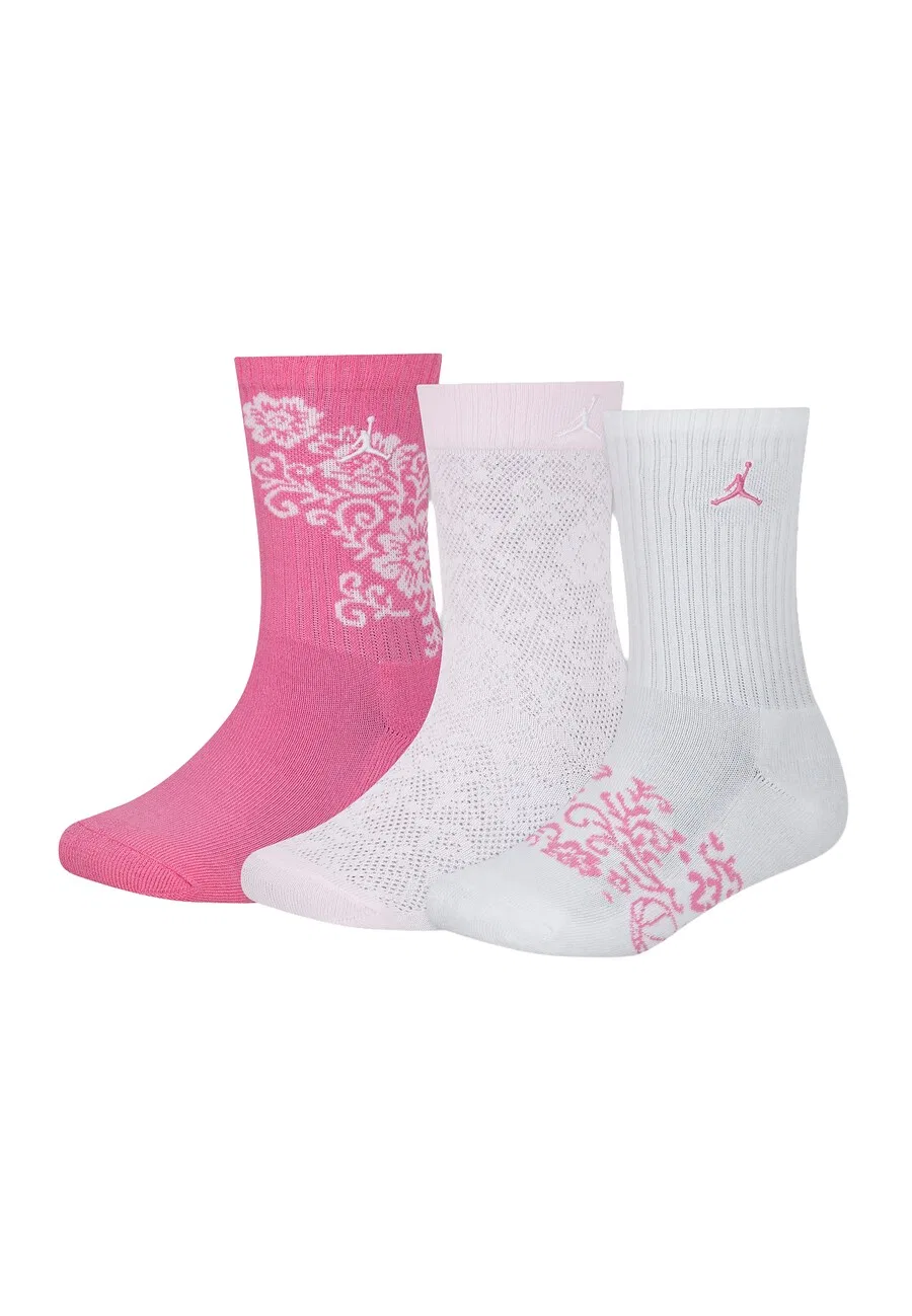 Носки Jordan 'FLORAL LACE' в розовом, розовом и белом цветах