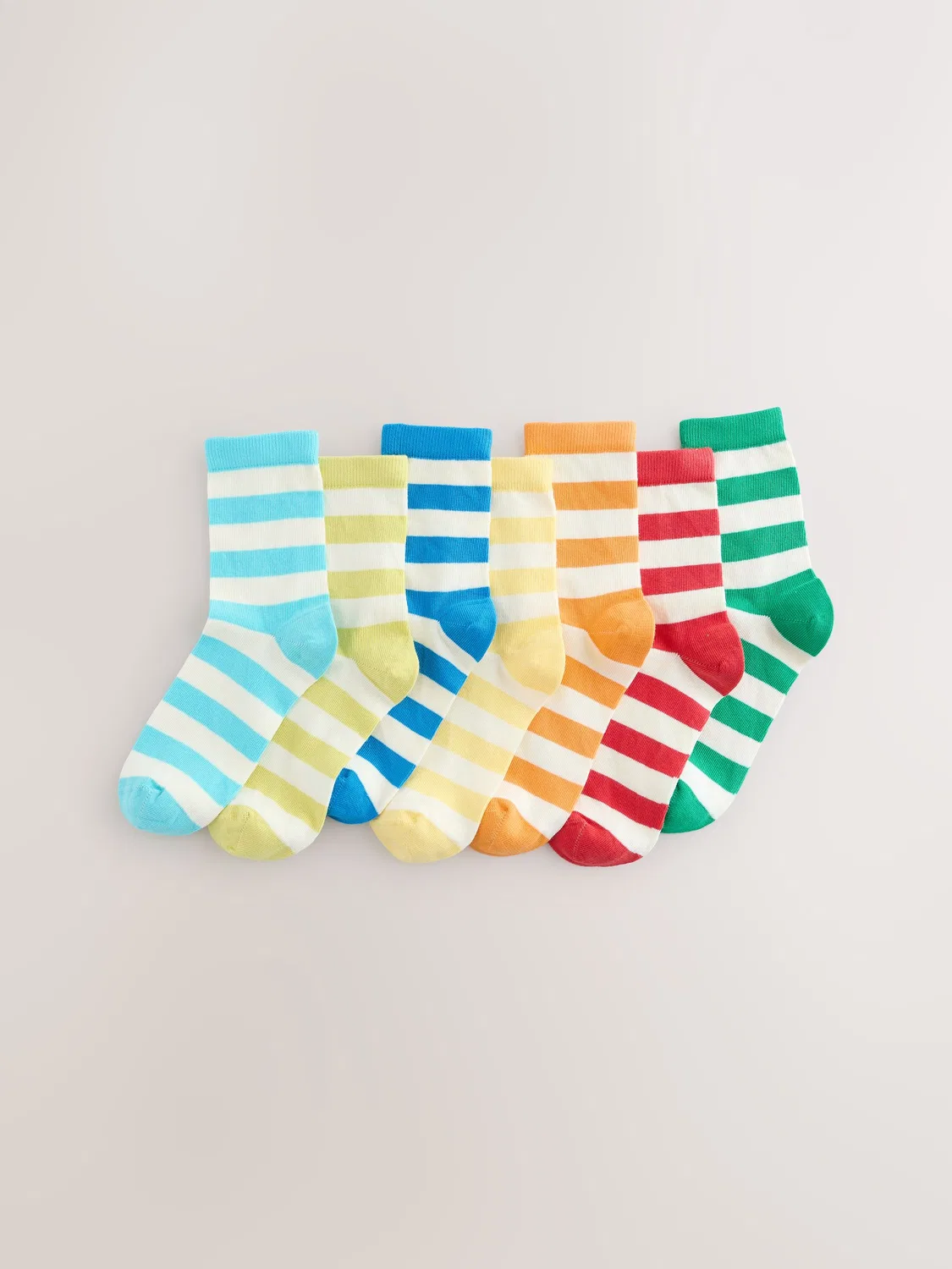 Носки 7 пар, полосатые, Multi Bright Stripe Next, мультиколор