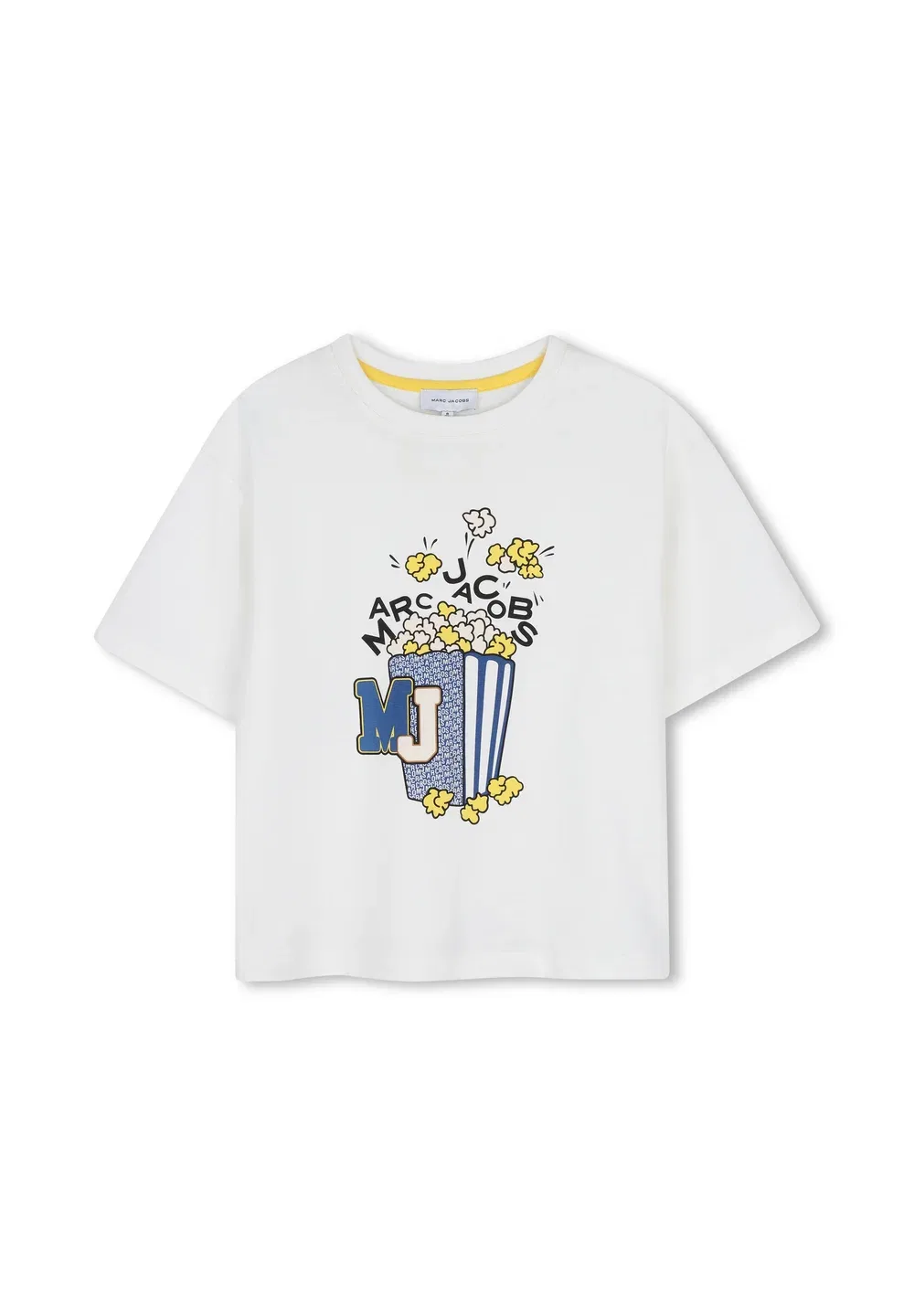 Футболка с короткими рукавами, унисекс, с принтом Marc Jacobs Kids, Ivory