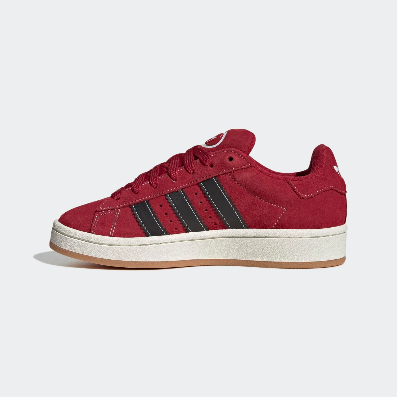 Детские кроссовки с ретро-дизайном Campus 00s Adidas Originals, Team Victory Red/Core Black/Off White — фото 3