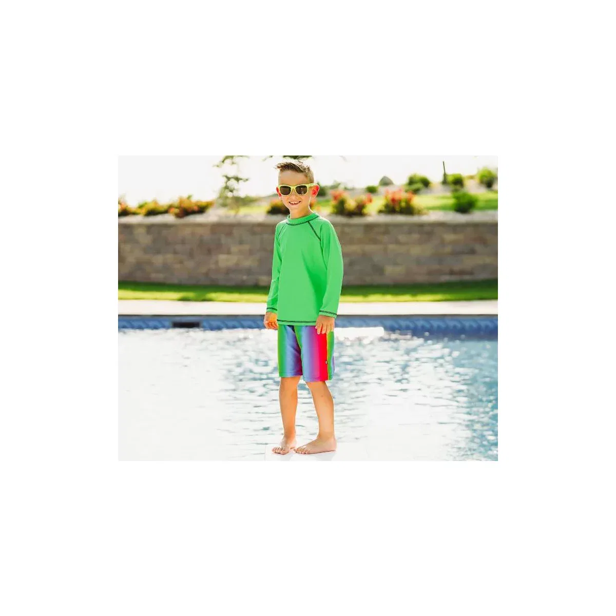 Детское рашгард с длинным рукавом City Threads, Navy Blue — фото 2