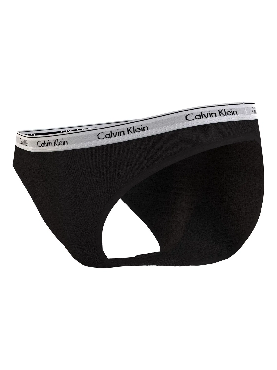 Бикини из хлопка Calvin Klein Black Icon Logo, черный — фото 3