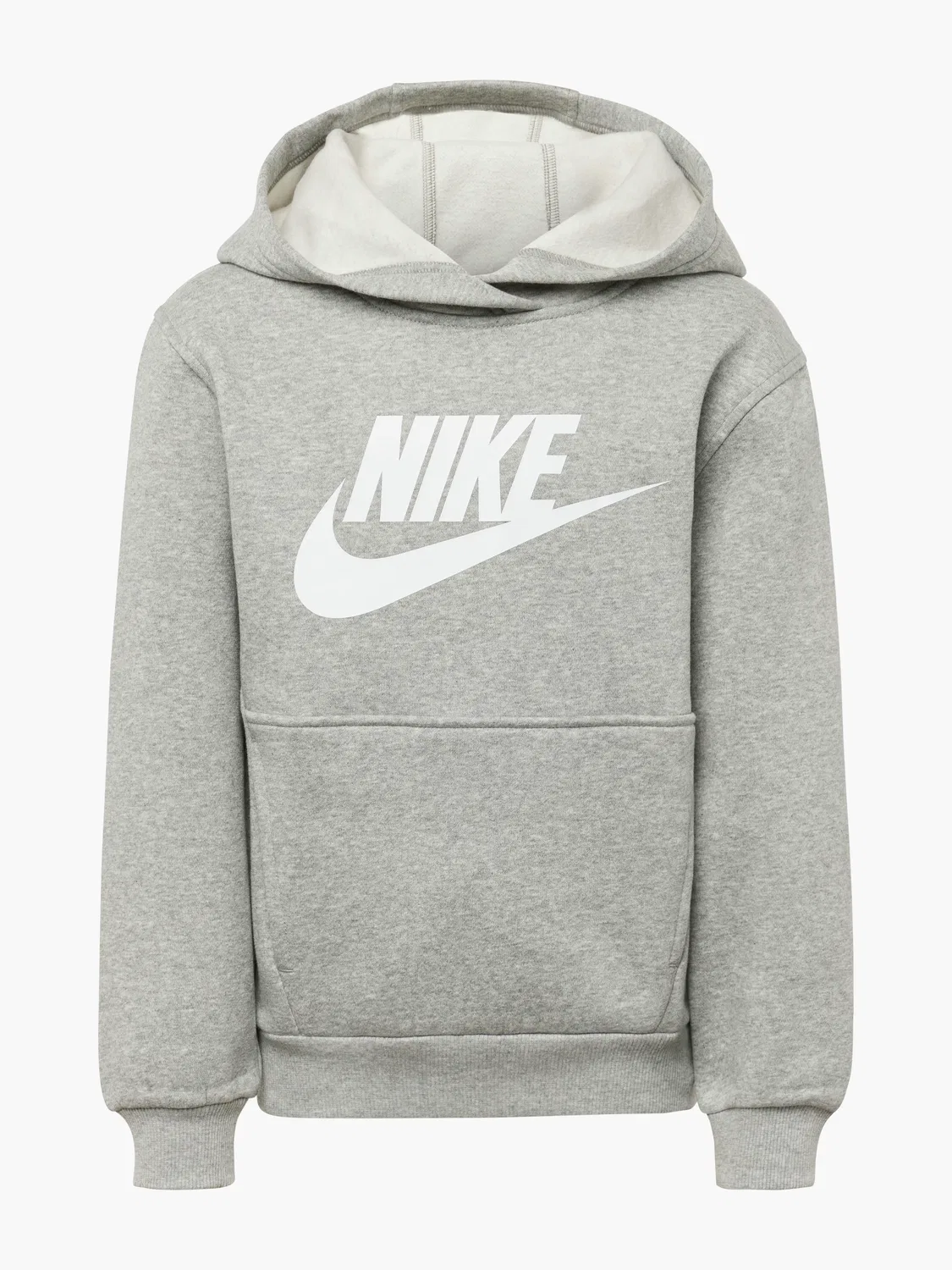 Детский свитшот с капюшоном Nike, серый