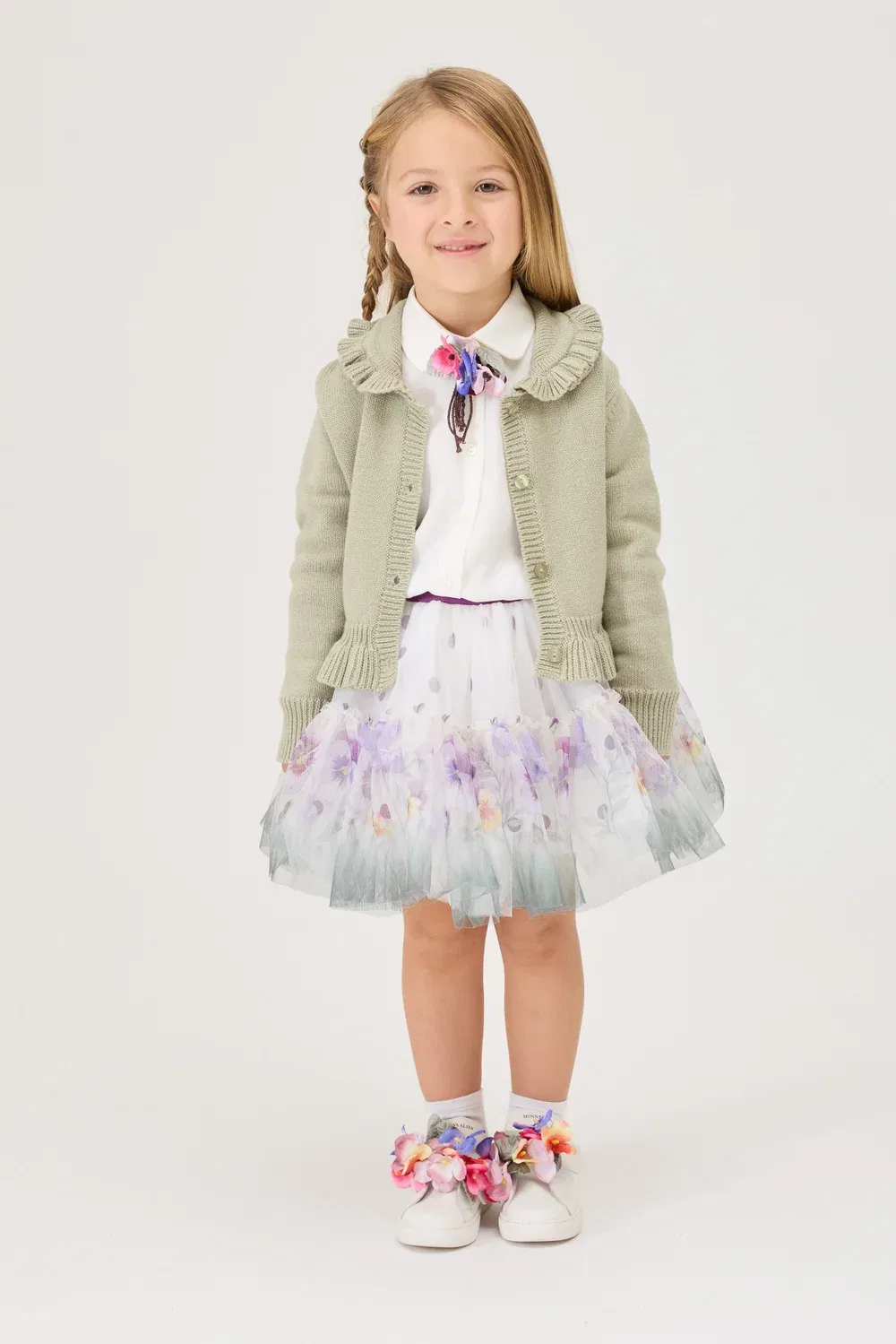 Туту - юбка А-силуэта Monnalisa, Gardenia