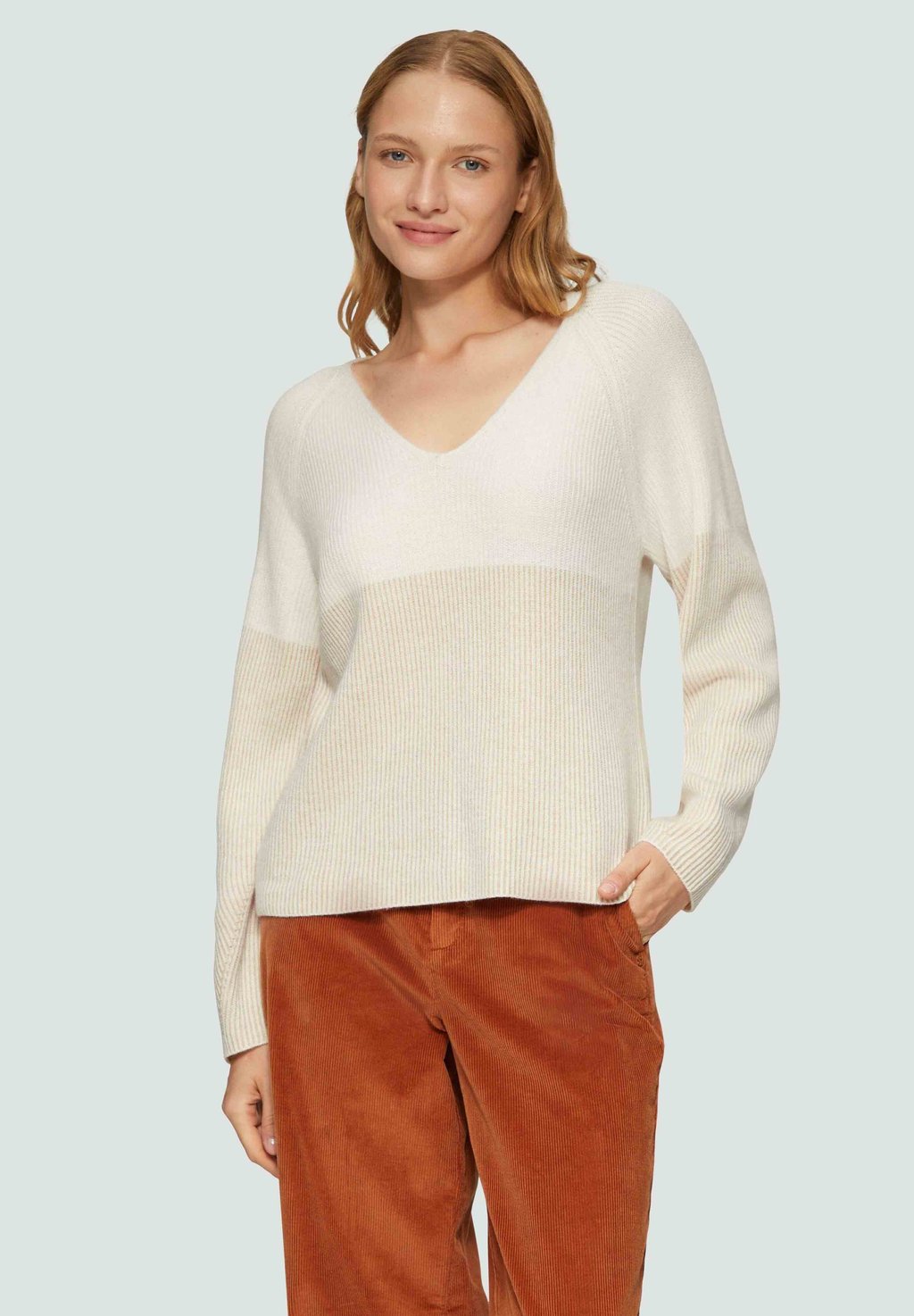 

Джемпер TWO-TONE-DESIGN s.Oliver, молочный