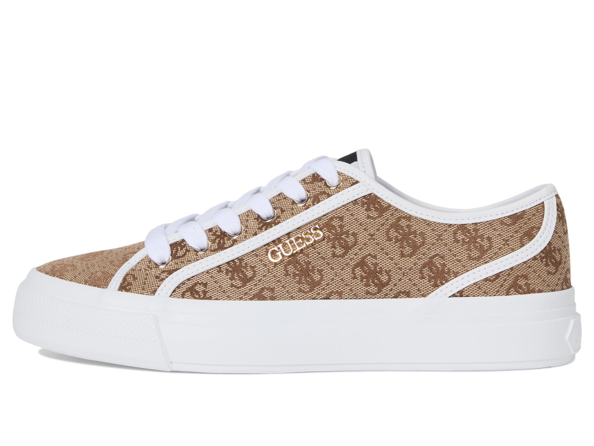 Кроссовки GUESS Jelexa, цвет Medium Brown Logo Multi — фото 4