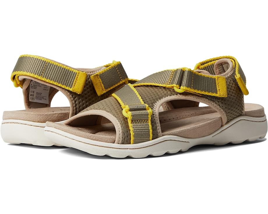 

Сандалии Clarks Amanda Stroll, цвет Olive Textile