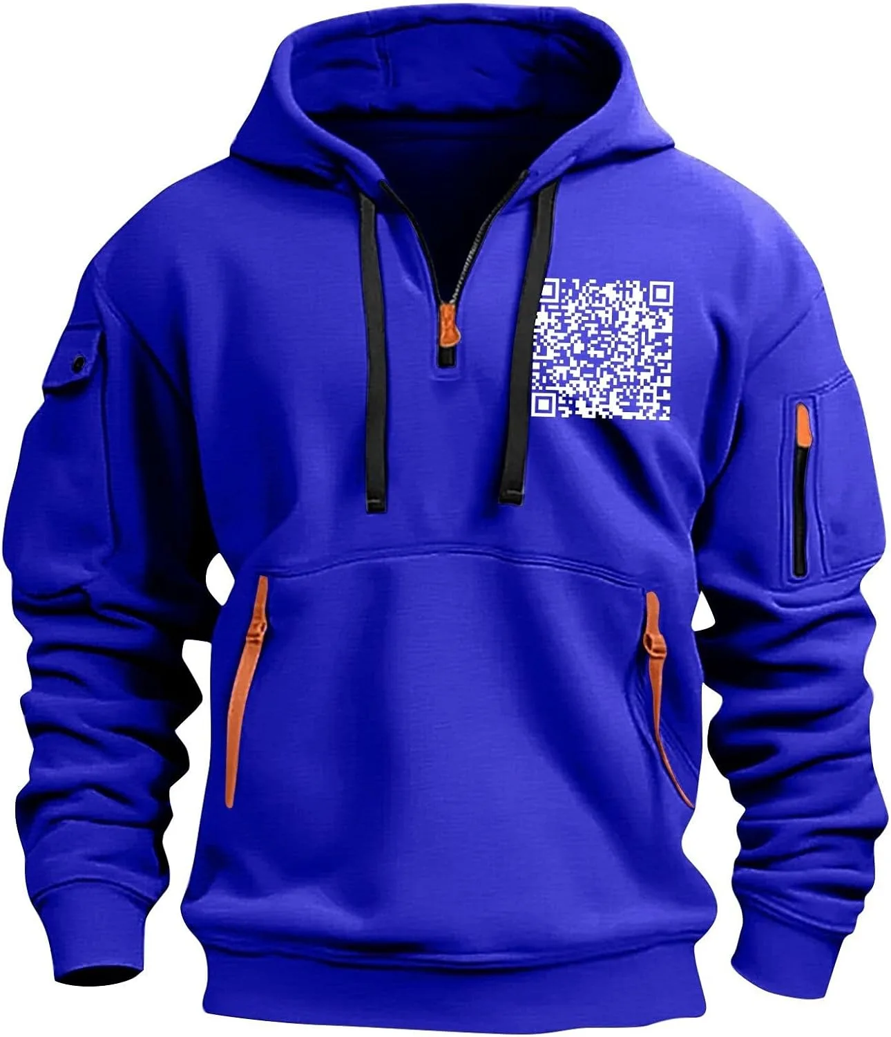 

Тактический худи с капюшоном, мужской, флисовый, с карманами tobchonp