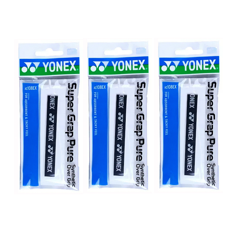 

Лента для рукоятки бадминтонной ракетки полиуретановая сетка перо унисекс YONEX, белый