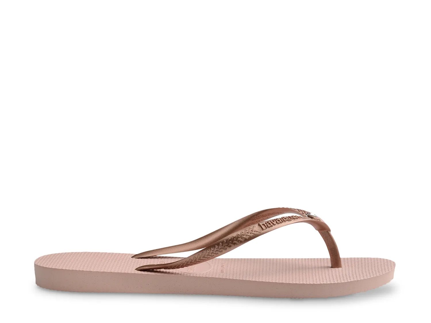 Сандалии Havaianas Slim Crystal Flip Flop - Women's, розовый — фото 2