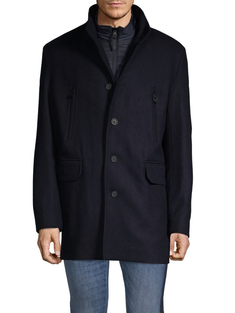

Куртка Melton 3-в-1 Cole Haan, темно-синий