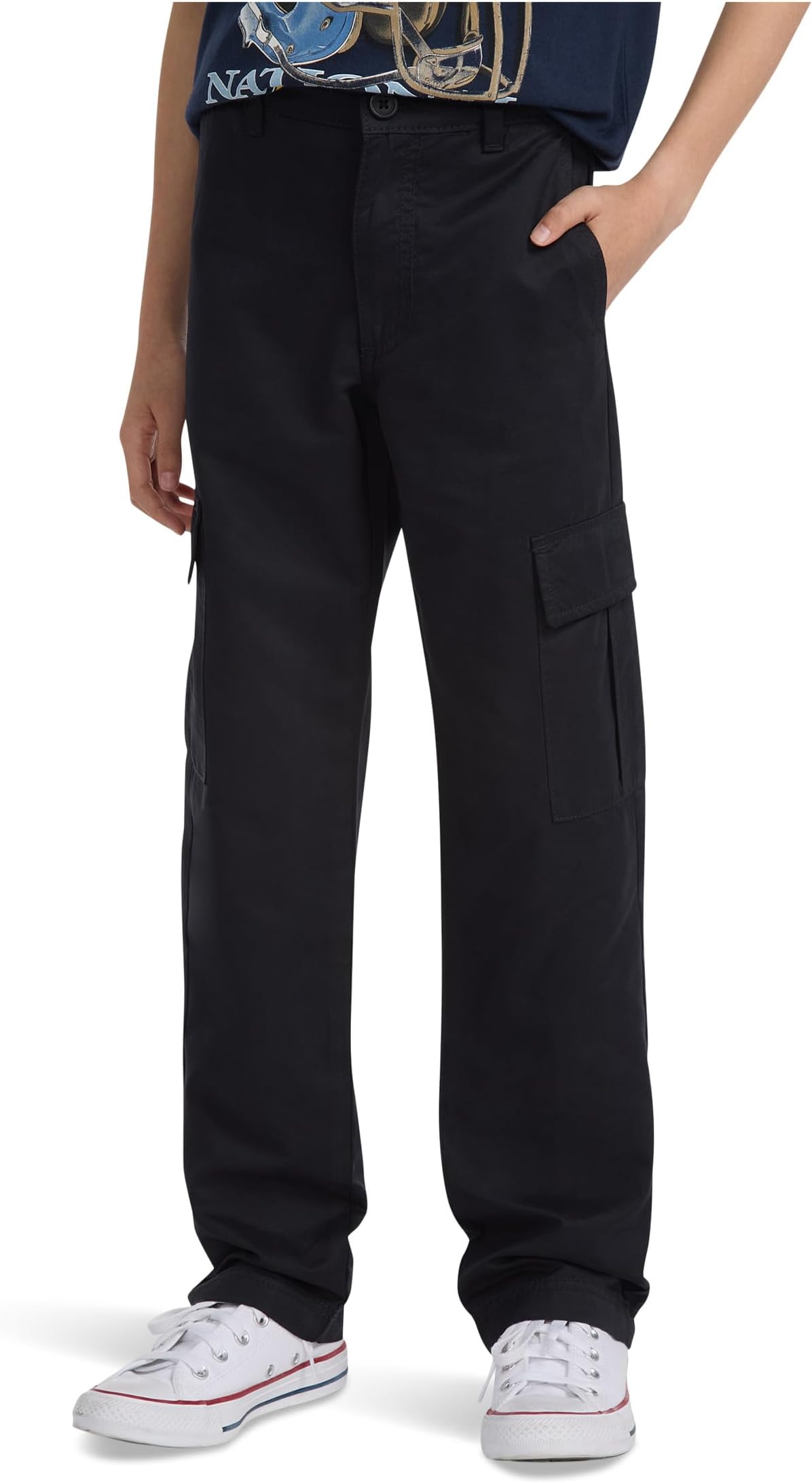 

Брюки abercrombie kids Loose Clean Cargo Pants, цвет ANF Anthracite