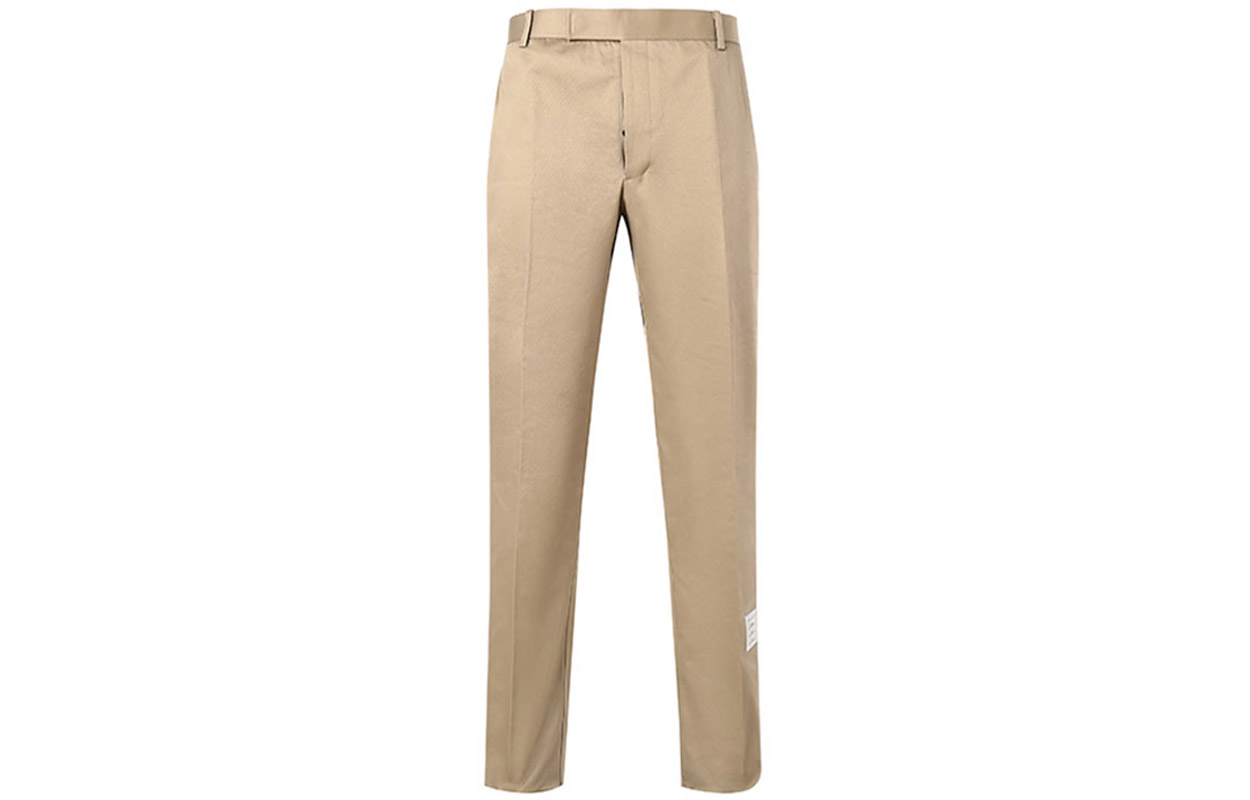 

Брюки с нашивкой Thom E Logo Patch 4 Bar THOM BROWNE, Camel