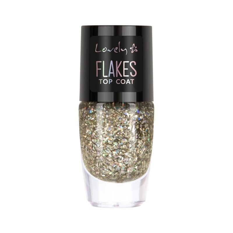 

Верхнее покрытие Lovely Flakes, лак для ногтей 1,8 мл
