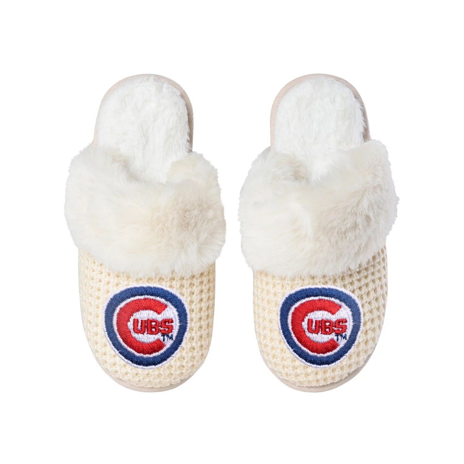 

Женские тапочки с открытой спиной FOCO Chicago Cubs