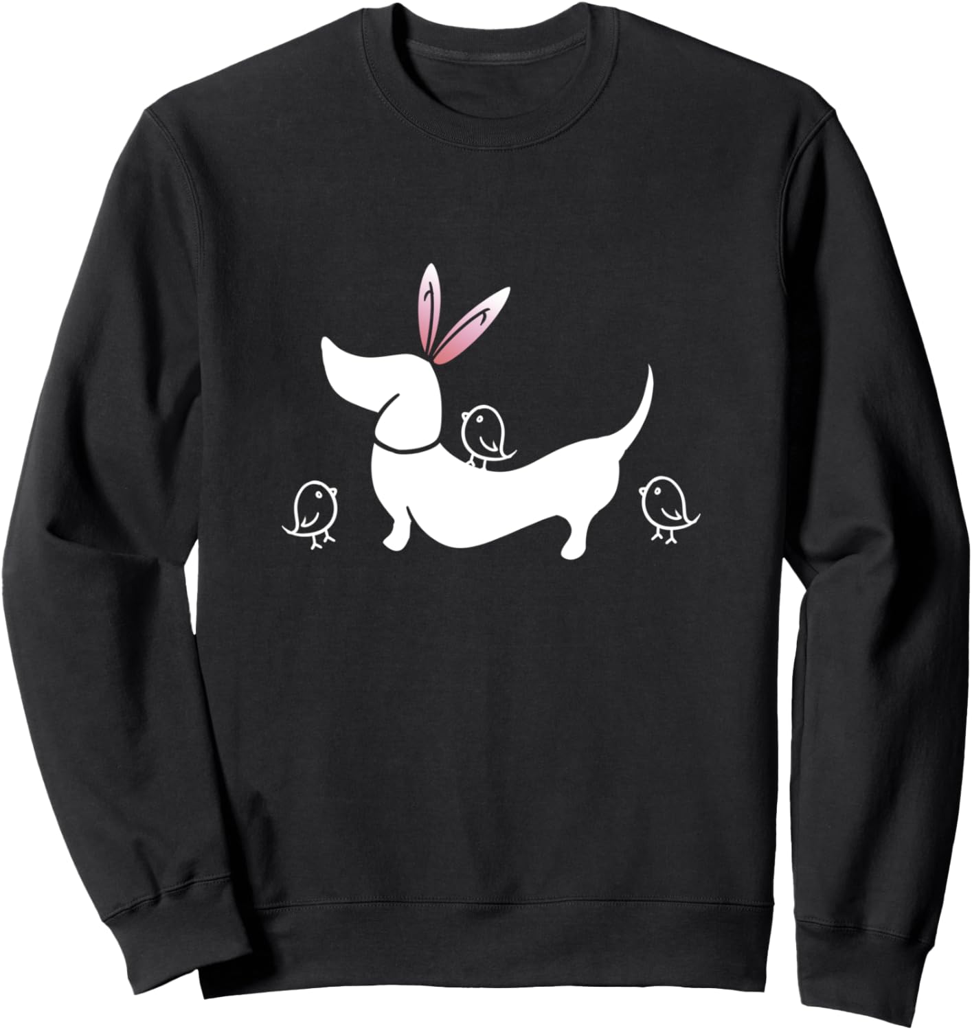 

Пасхальная толстовка с заячьими ушками таксы для любителей такс, для мужчин, женщин и детей Happy Easter Outfits, черный