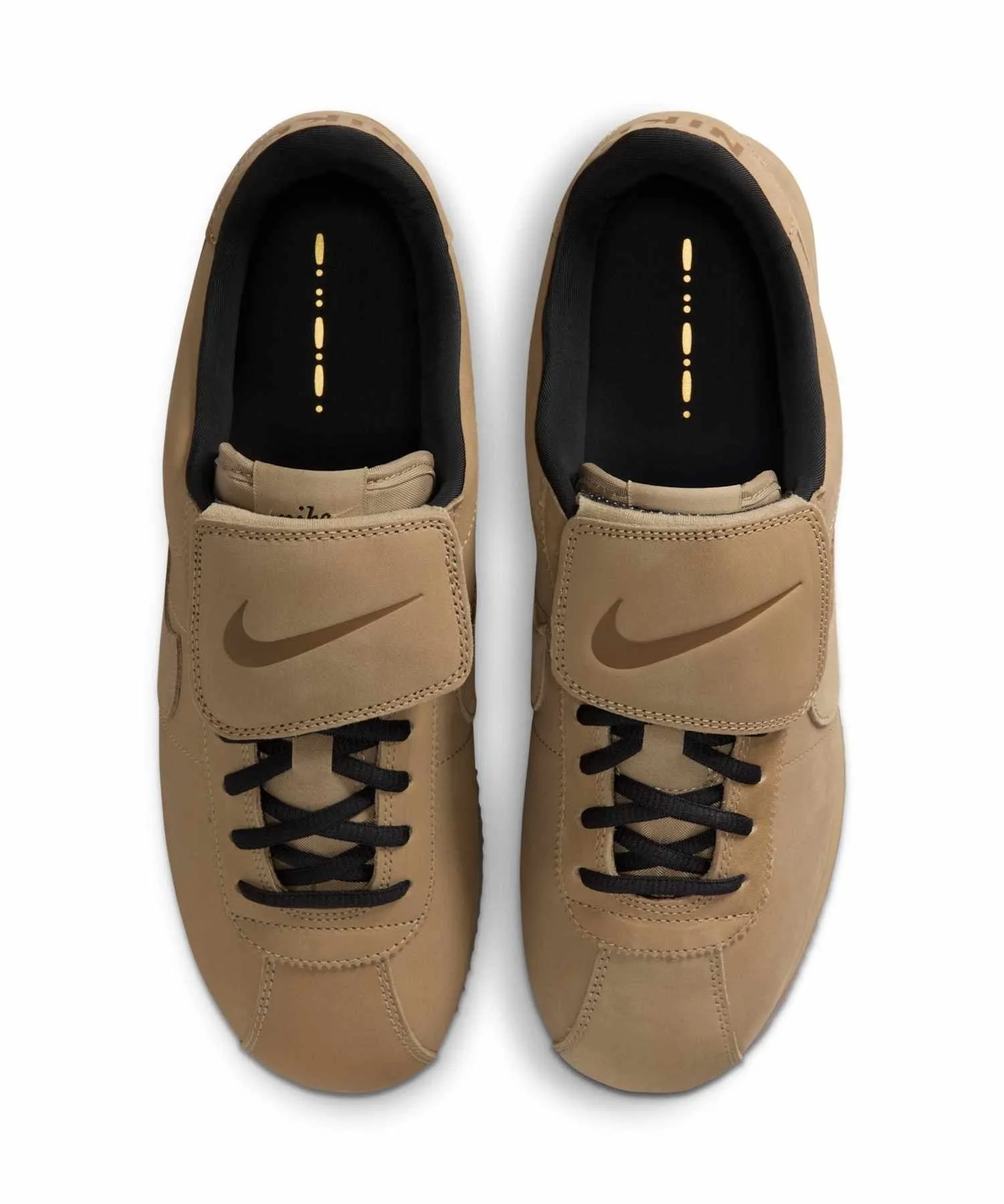 Мужские кроссовки из натуральной кожи Nike Cortez Leather SE парашют-бежевые — фото 4